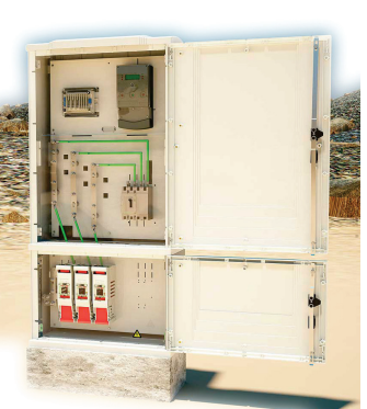 GRP FEEDER-PILLAR ENCLOSURE - SAFYBOX ART RANGE