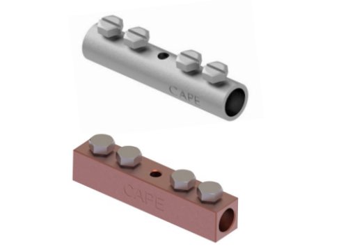 Straight Connector for Steel Round Conductor